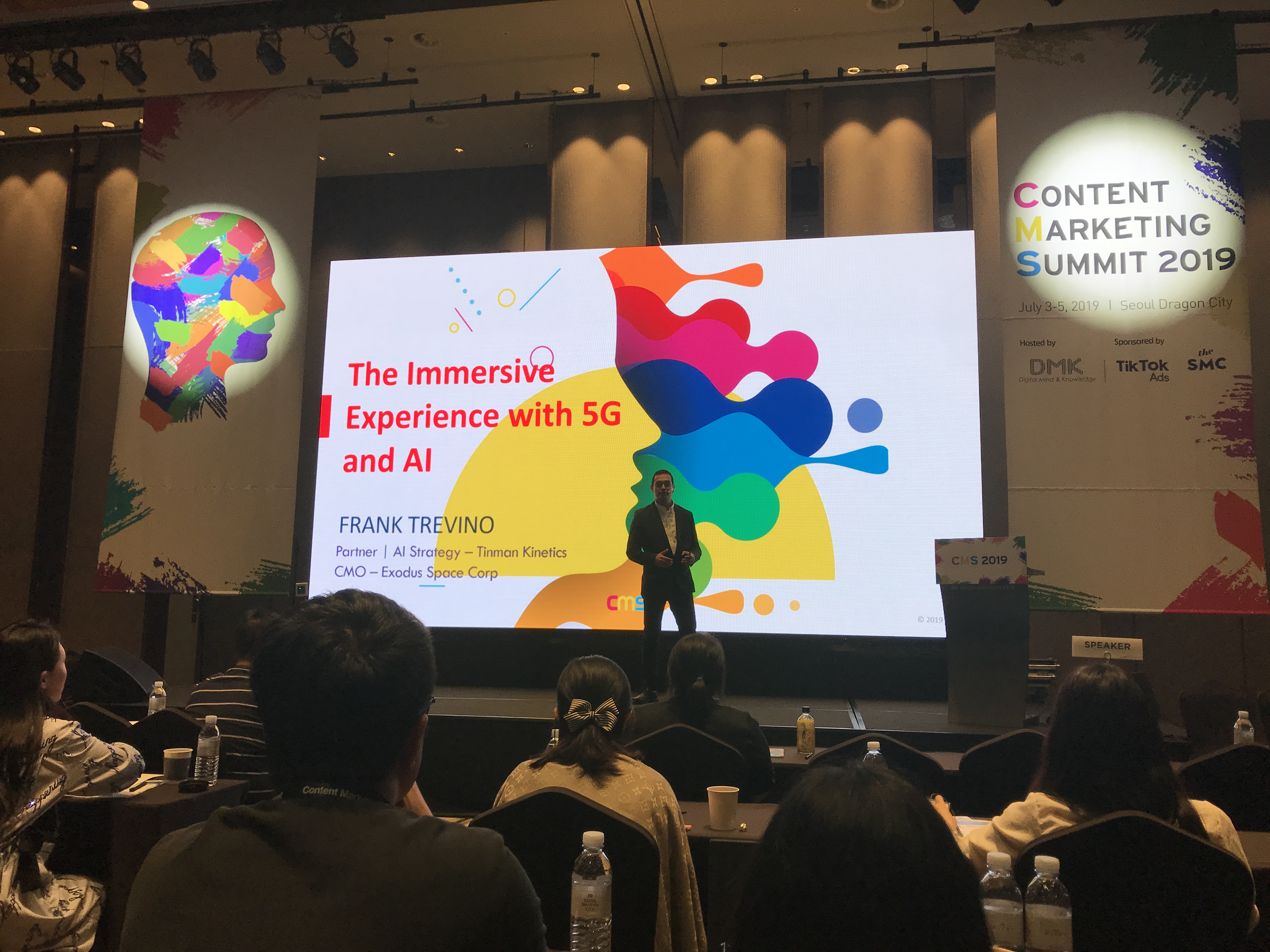 Frank Trevino at Content Marketing Summit 2019 Frank Trevino at Content Marketing Summit 2019